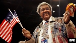 El promotor de boxeo Don King 