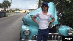 Jagger durante su visita a La Habana.
