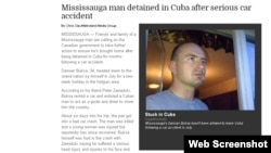 TheRecord publicó una amplia información con fotos del canadiense Damian Buksa, detenido en Cuba.