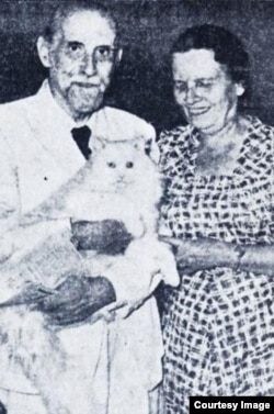 Juan Ramón Jiménez y Zenobia Camprubí en Puerto Rico.