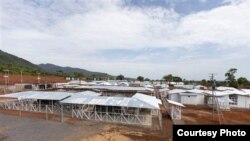 Kerry Town: Vista de la primera Unidad de Tratamiento del Ébola construida por el Reino Unido en Sierra Leona.