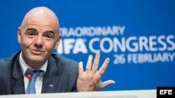 El nuevo presidente de la FIFA, Gianni Infantino.