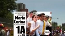 En vilo Venezuela, donde diputada opositora vive hoy una crucial jornada