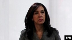 Fotografía de archivo de la ministra de Justicia de Colombia, Ruth Stella Correa.
