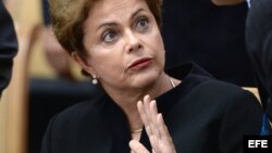  La presidenta brasileña Dilma Rousseff. 