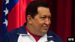 Fotografía de archivo del presidente de Venezuela, Hugo Chávez. EFE/MIGUEL GUTIÉRREZ