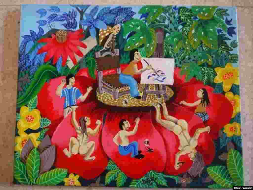 Reporta Cuba arte naif Yoandrys Bolaño 