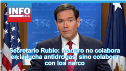 Secretario Rubio: Maduro no colabora en la lucha antidrogas, sino colabora con los narco