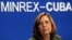 Josefina Vidal, directora general para EEUU del Ministerio de Relaciones Exteriores.