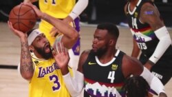 Los Lakers de los Ángeles a un triunfo de avanzar a la final de la NBA