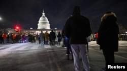 El expresidente estadounidense Jimmy Carter yace en el Capitolio de Estados Unidos en Washington