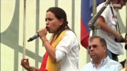 María Corina Machado intenta sin éxito entrar en la Asamblea Nacional