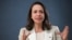 Venezuelan opposition leader Maria Corina Machado attends an interview in Madrid