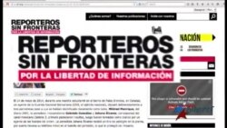 Reporteros sin Fronteras asegura que Venezuela amenaza a periodistas.