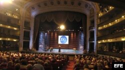 Interior del Gran Teatro de La Habana, donde está previsto que el presidente Obama haga su discurso.
