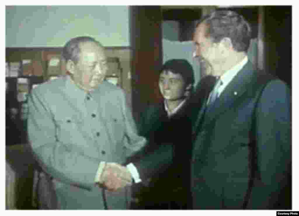 Nixon y Mao.