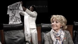 Berta Soler relata el acto de repudio en Madrid