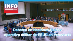 Debaten en Naciones Unidas operativo militar de EEUU en Venezuela