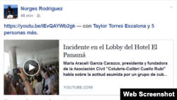 Página de FB de Nestor Rodríguez.