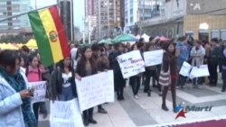 Oposición boliviana protesta contra intento de reelección de Evo Morales