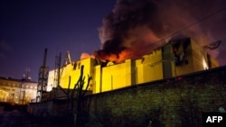 Incendio en ciudad rusa de Kemerovo. 
