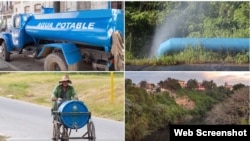 Escasez de agua en Cuba. (Fotos UM)