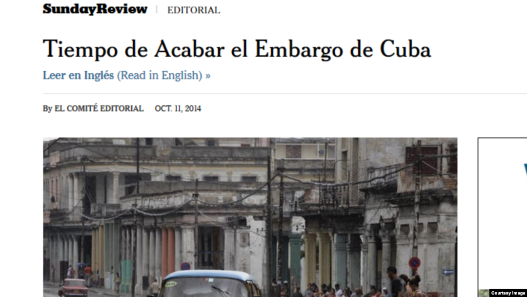 Editorial del diario The New York Times 