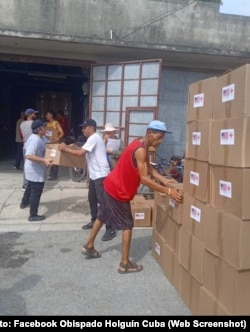 Ayuda humanitaria de EEUU llega al oriente de Cuba