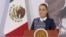 Claudia Sheinbaum, en su conferencia de prensa diaria, el miércoles 28 de enero. 