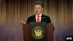 El presidente de Colombia, Juan Manuel Santos.