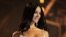 Miss Venezuela Mónica Spears durtante un desfile en el certamen Miss Universo 2005