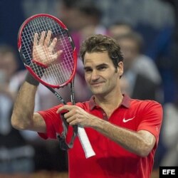 Roger Federer venció a Grigor Dimitrov, 7-6 (4) y 6-2.