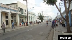 Calles de Palma Soriano, en Santiago de Cuba. 
