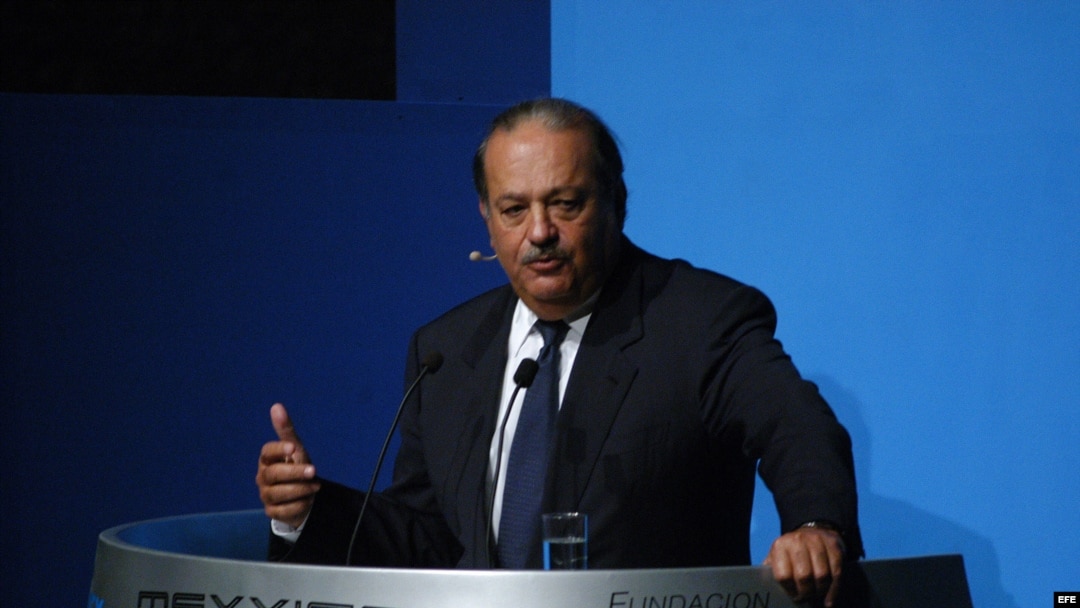 Fotografía de archivo del magnate mexicano Carlos Slim.
