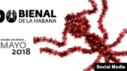 Cartel de la #00Bienal de La Habana. 