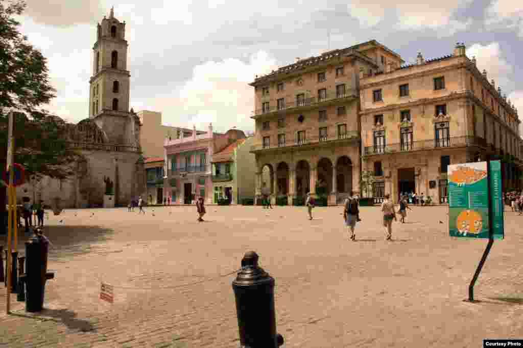 Plaza de San Francisco de Asís, en la Habana Vieja.