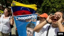 Opositores aguardan sentencia contra Leopoldo López
