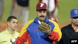 Nicolás Maduro en los Juegos Caribe de 2014 en Isla Margarita.AFP PHOTO/LEO RAMIREZ