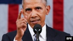 Barack Obama dice que el "estado de la unión" es vigoroso.