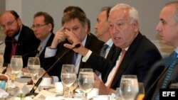 El ministro de Asuntos Exteriores de España, José Manuel García-Margallo, desayunó el jueves con los cancilleres latinoamericanos.