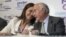 El ex presidente colombiano Andrés Pastrana con la opositora venezolana María Corina Machado.
