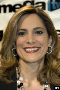 La presentadora cubanoamericana María Elvira Salazar.