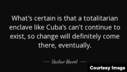 Vaclav Havel sobre la dictadura de Castro