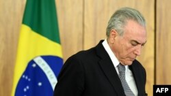 El presidente de Brasil, Michel Temer. 