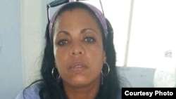 Jackeline Heredia Morales, detenida en la prisión San José, La Habana. Cortesía Serafín Morán.