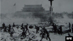 La masacre de Tiananmen.