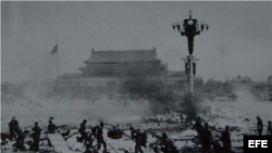 La masacre de los comunistas en Tiananmen.