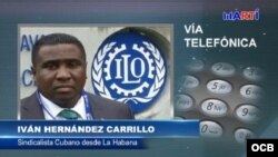 Iván Hernández Carrillo, sindicalista independiente - vía telefónica desde Colón, Matanzas, Cuba. (RADIO TELEVISIÓN MARTÍ0.