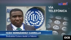 Iván Hernández Carrillo, titular de la Asociación Sindical Independiente de Cuba, ASIC.