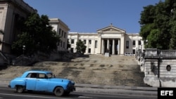 Vista de la Universidad de La Habana.